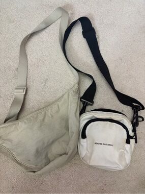 2 White Crossbody Bags